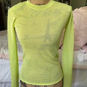 Rag and bone lightly sheer crew